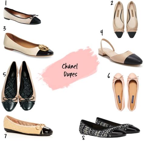 chanel flats dupes